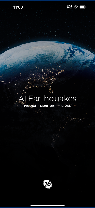 AI Earthquakes live interactive map