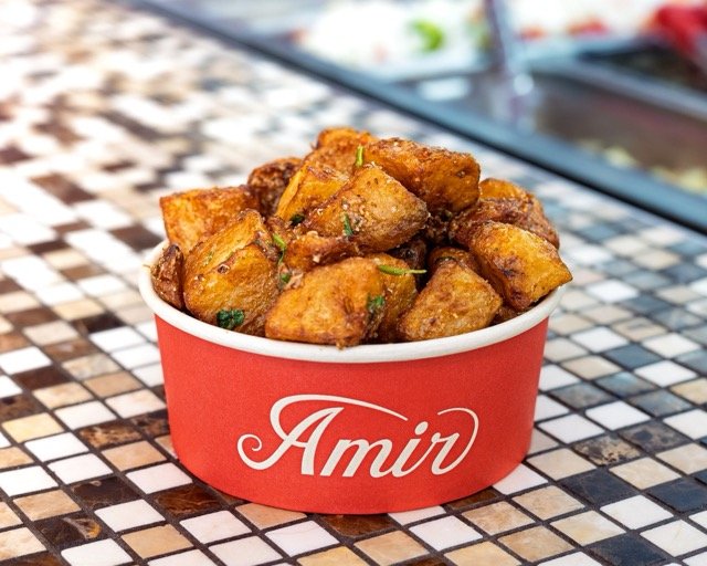 Amir food photography — hot dishes and sides