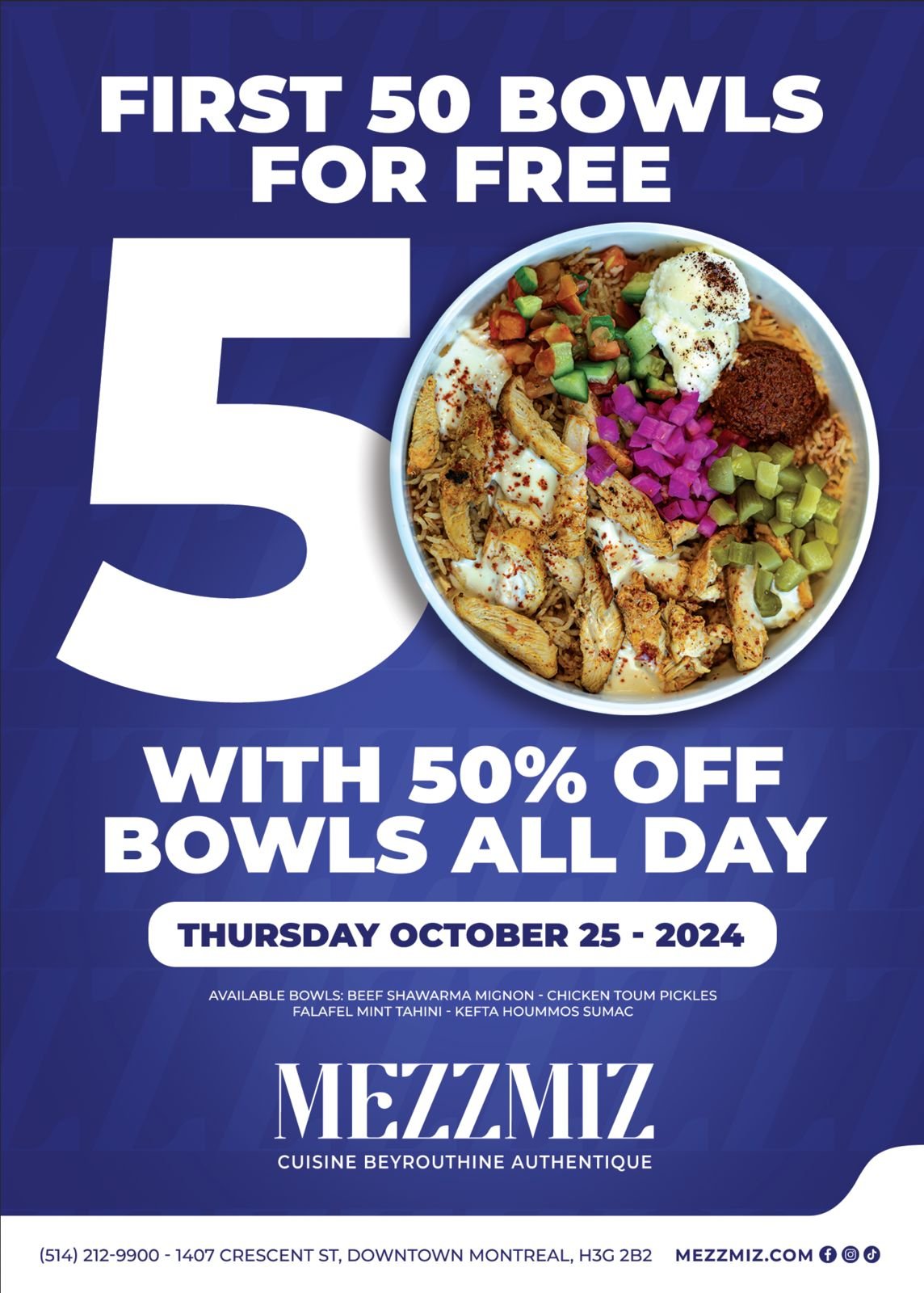 Special bowl offer