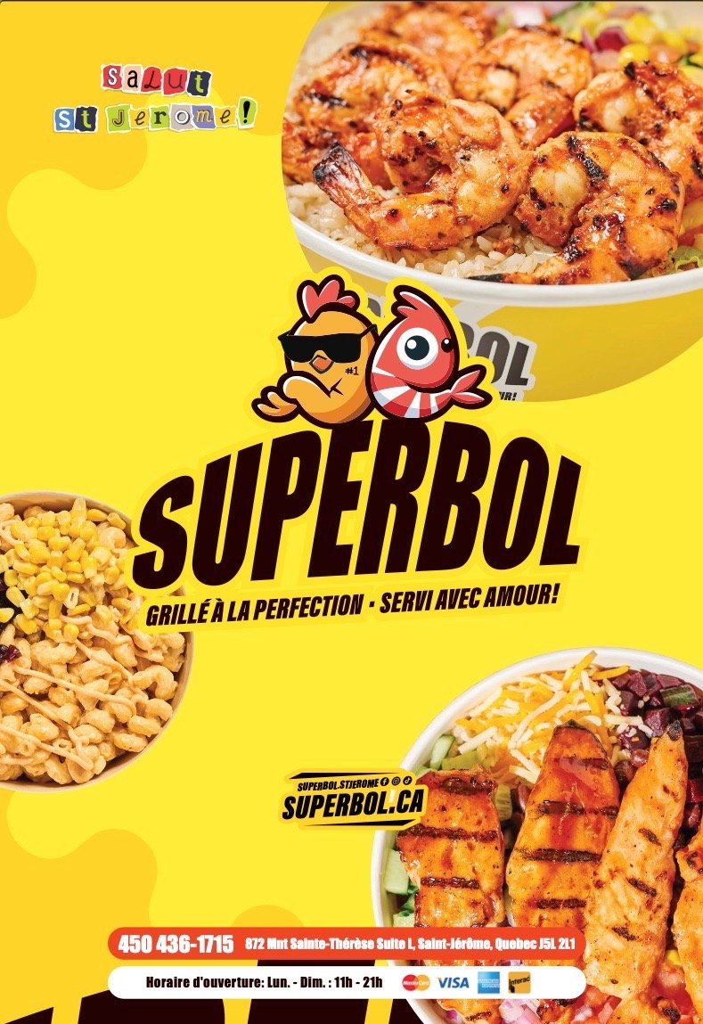 The front of the delivery menu