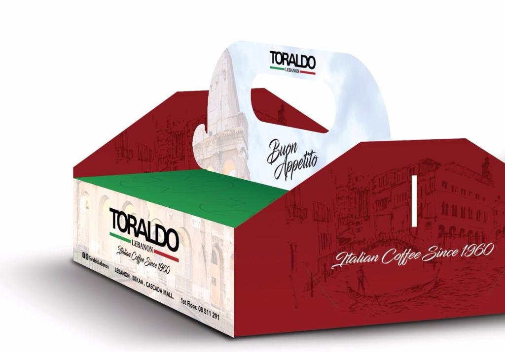 Toraldo coffee box packaging