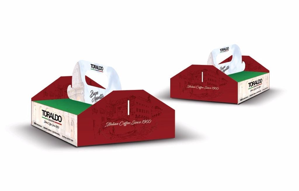 Toraldo coffee box packaging alternative view