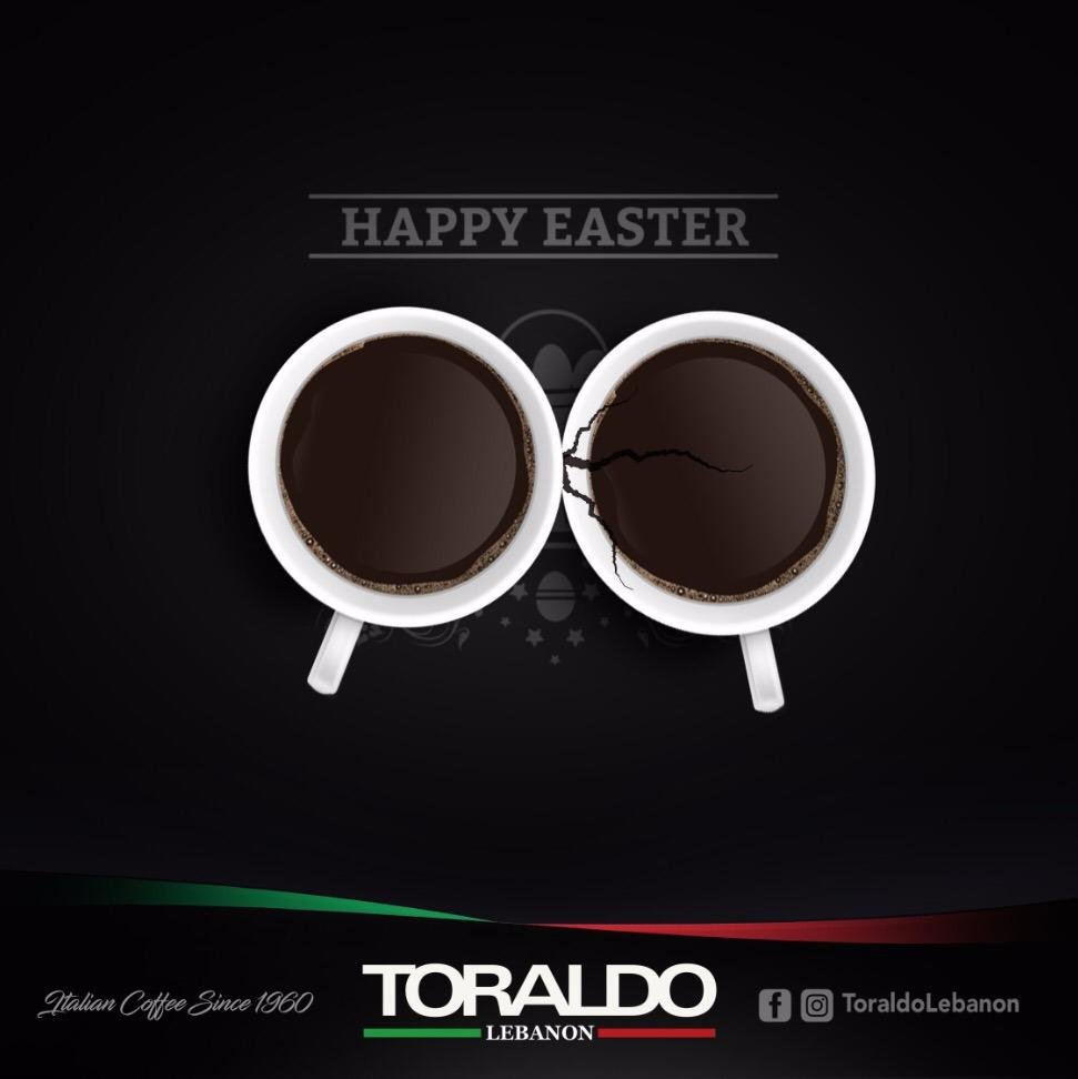 An Easter greeting social media post