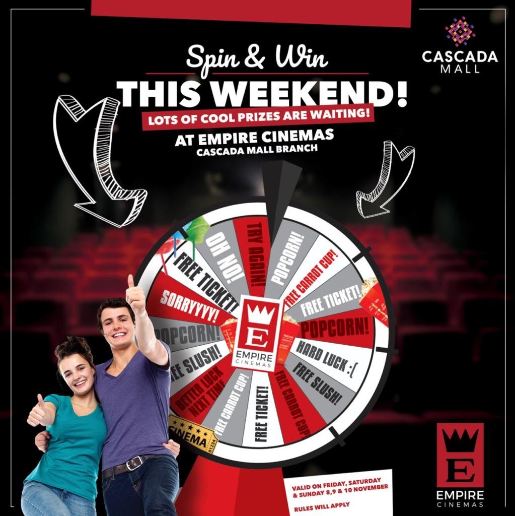 Spin & Win competition ad.