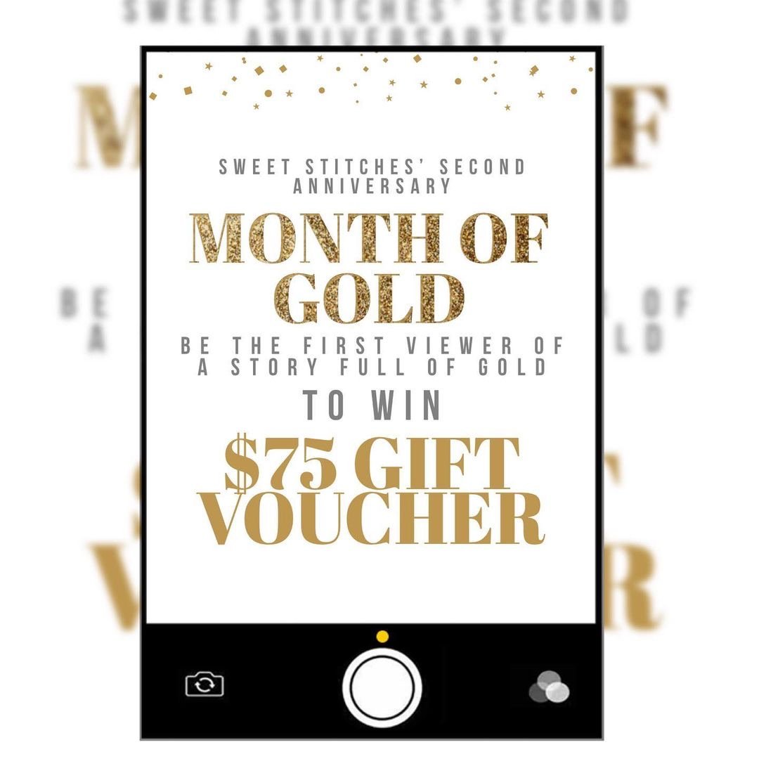 A gift voucher announcement.