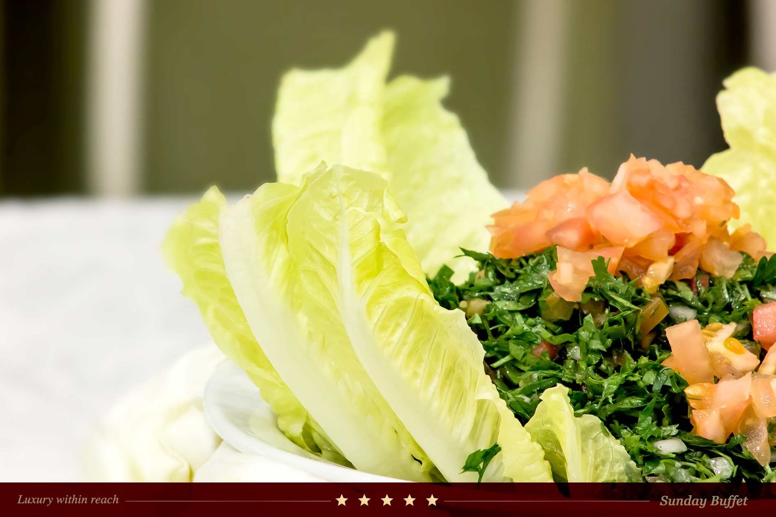 Vibrant Tabbouleh photography.