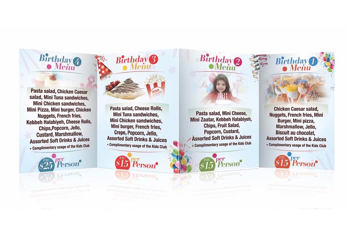 Holiday greeting card design.