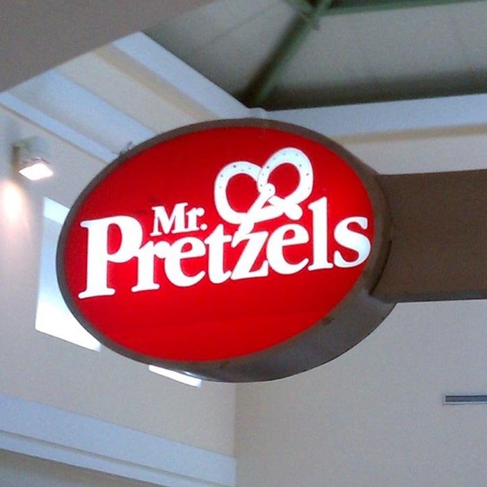 Mr. Pretzels marketing collateral