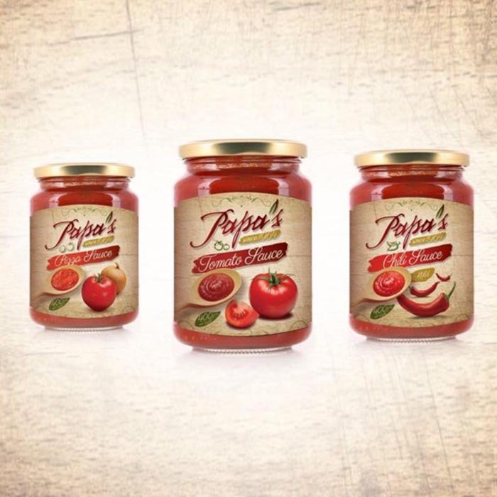 Papa's marketing collateral