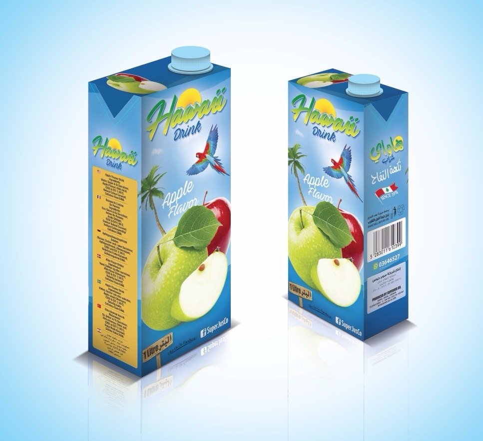 1 liter juice package.
