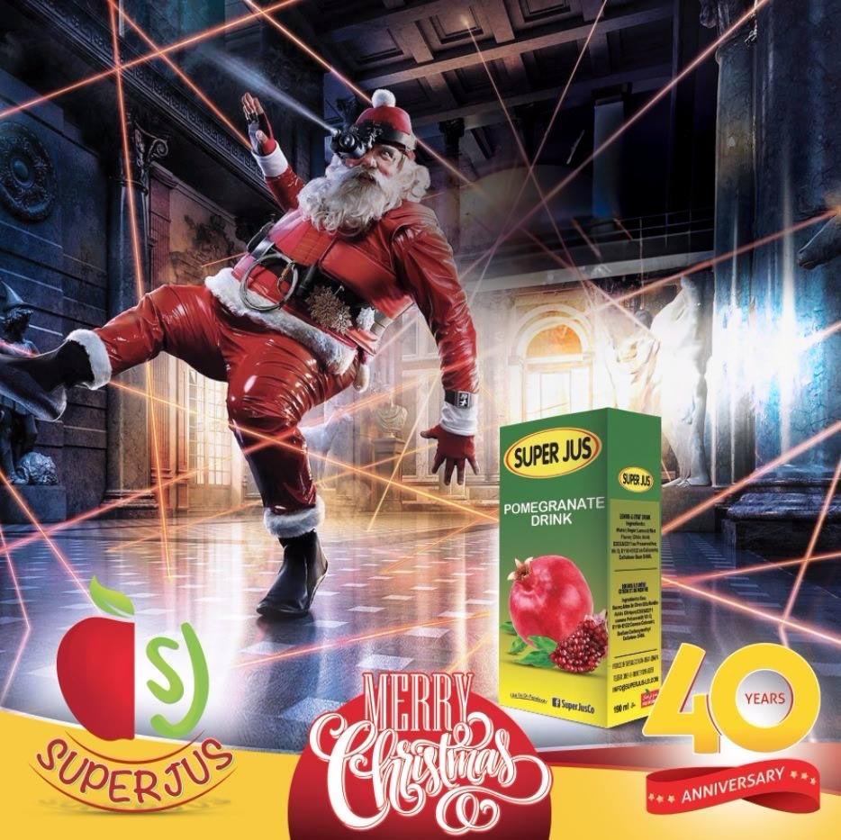 Christmas greeting social media post.