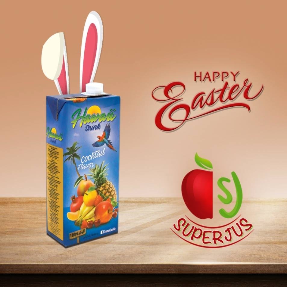 Alternate Easter greeting social media post.