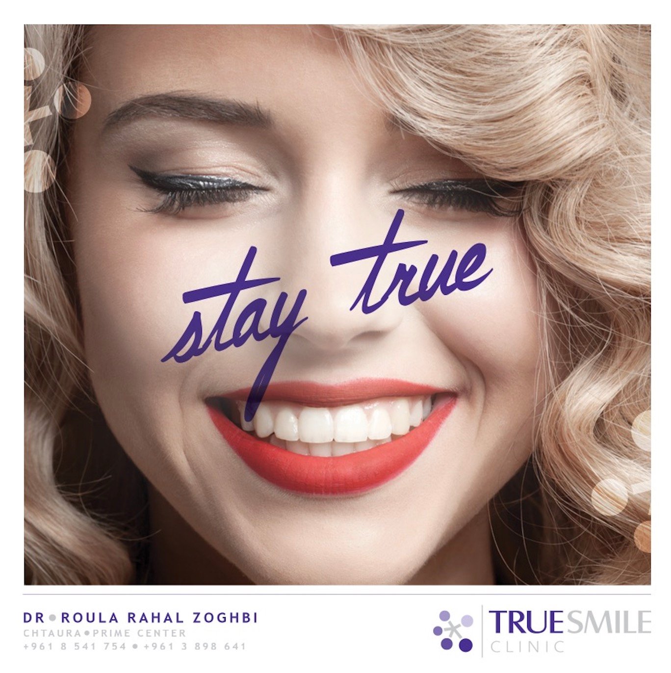 True Smile Clinic marketing collateral