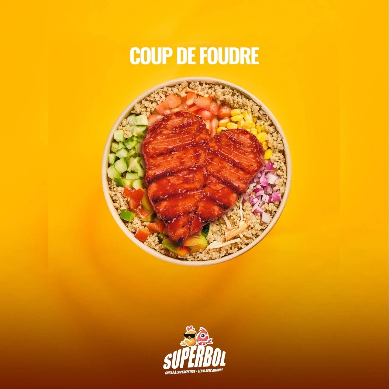 Superbol social media engagement campaign post.